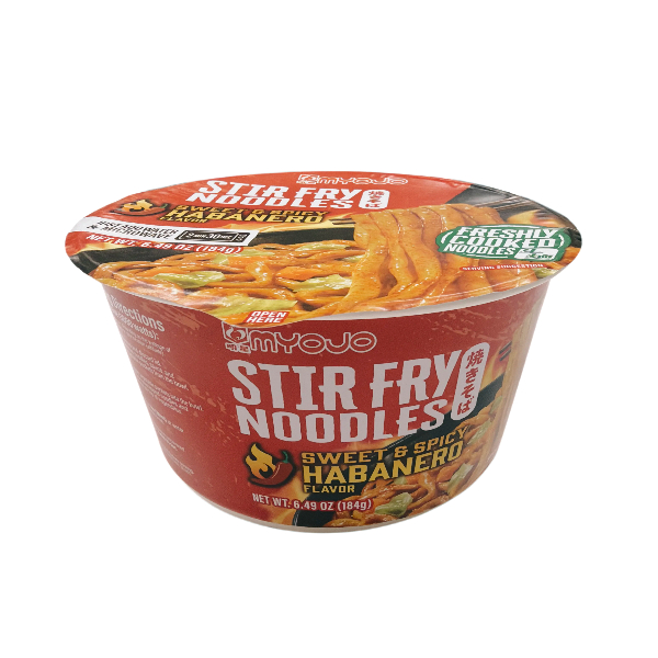 Myojo Noodle inst cup stir fry Habanero 184g