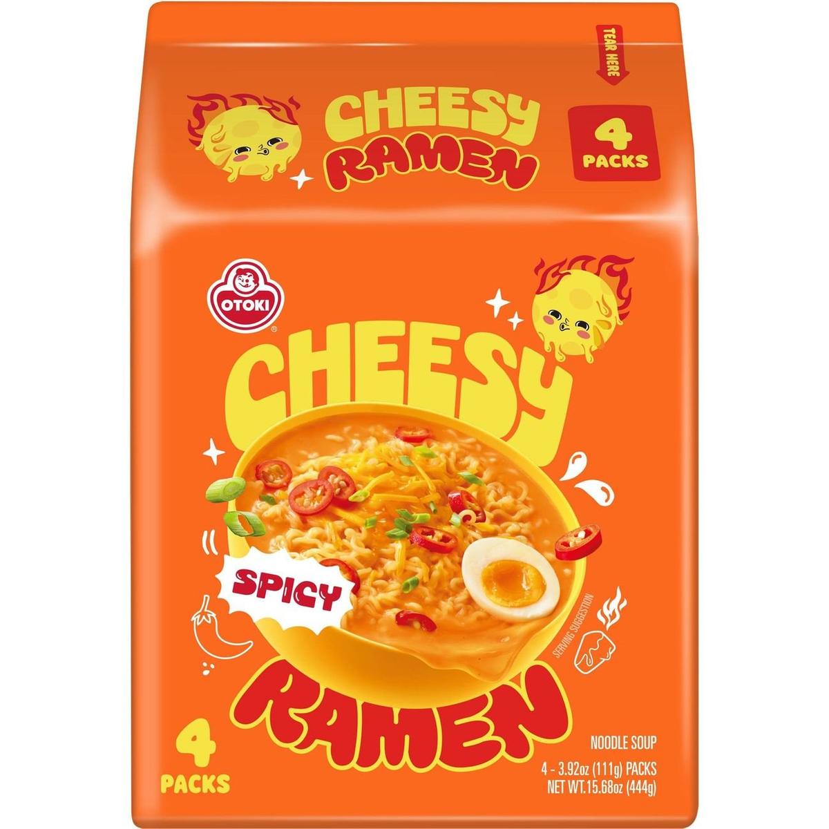 Ot Cheesy Ramen Spicy 4x111g
