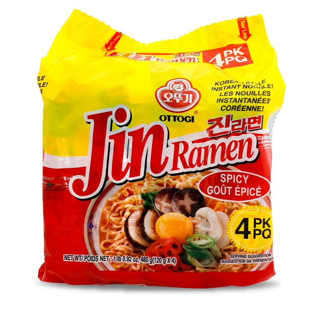 Ottogi Jin Ramen Spicy 4pk
