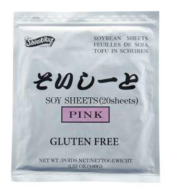 Shirakiku Soy Sheets Pink 20 Sheets