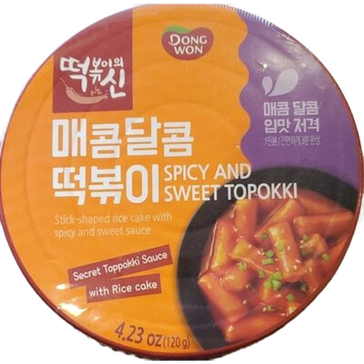 Spicy & Sweet Topokki Cup 120g