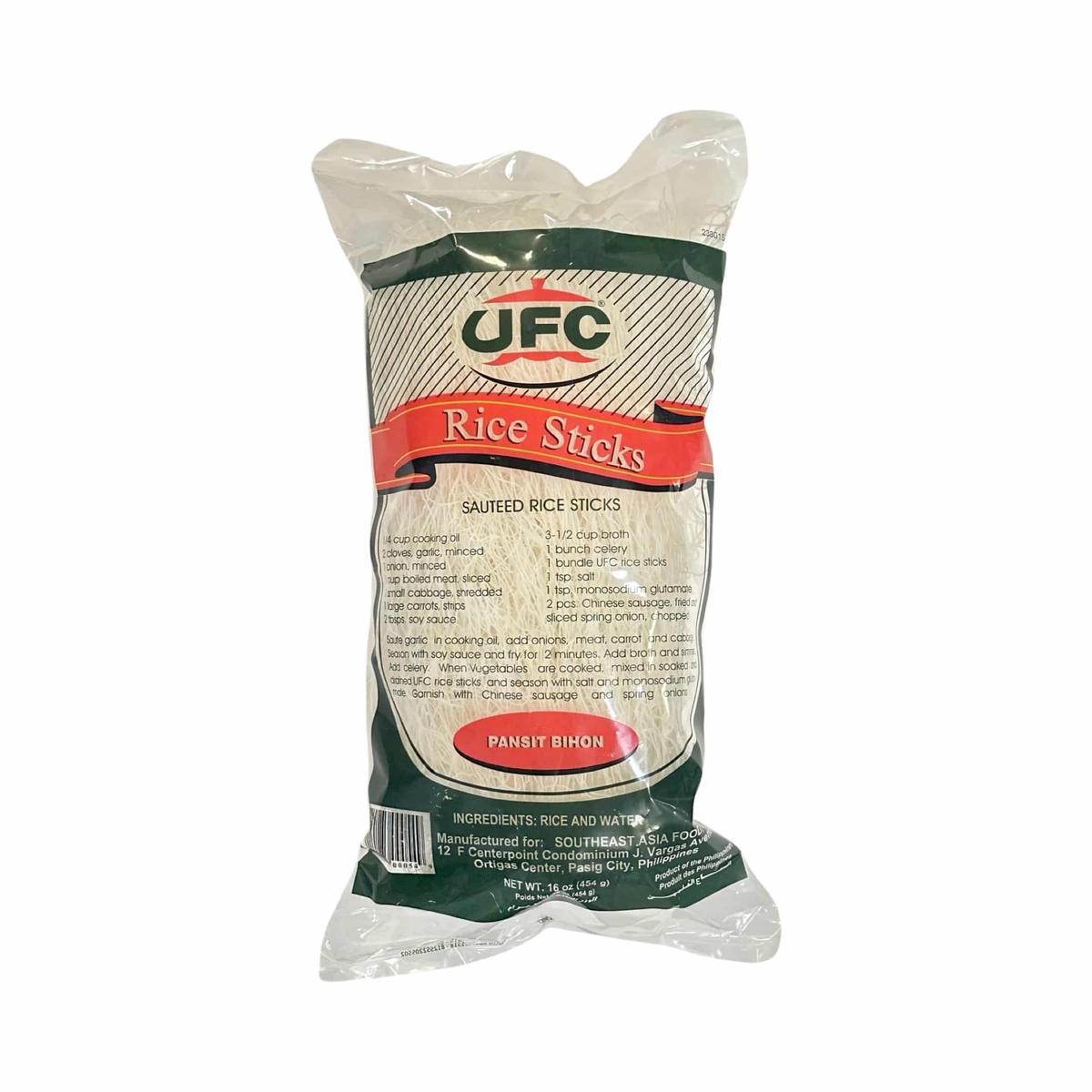 UFC Rice Stick Noodles Bihon 454g