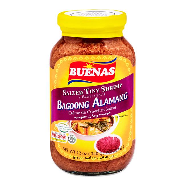 Buenas Bagoong Alamang (Uncook Shrimp Paste) 340g