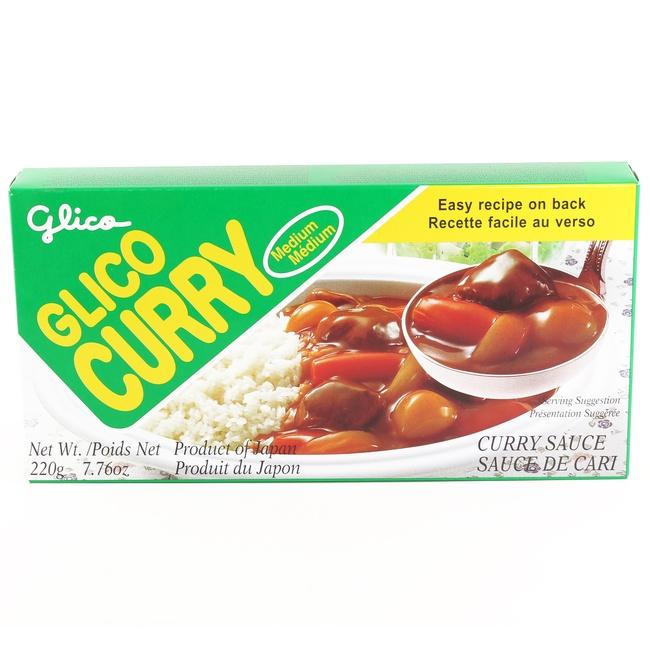 Glico Curry Medium Hot 220g