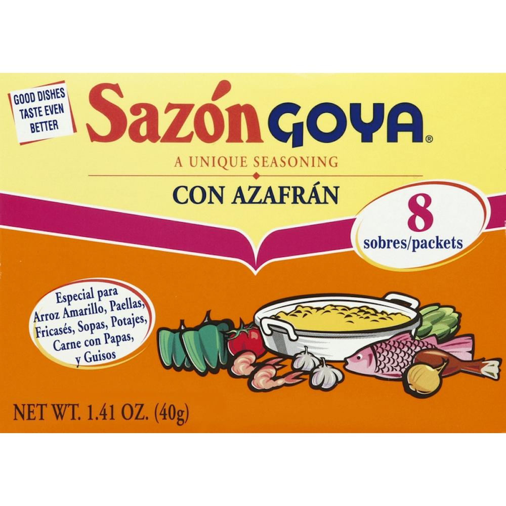 Goya Sazon con Azafran 1.41oz