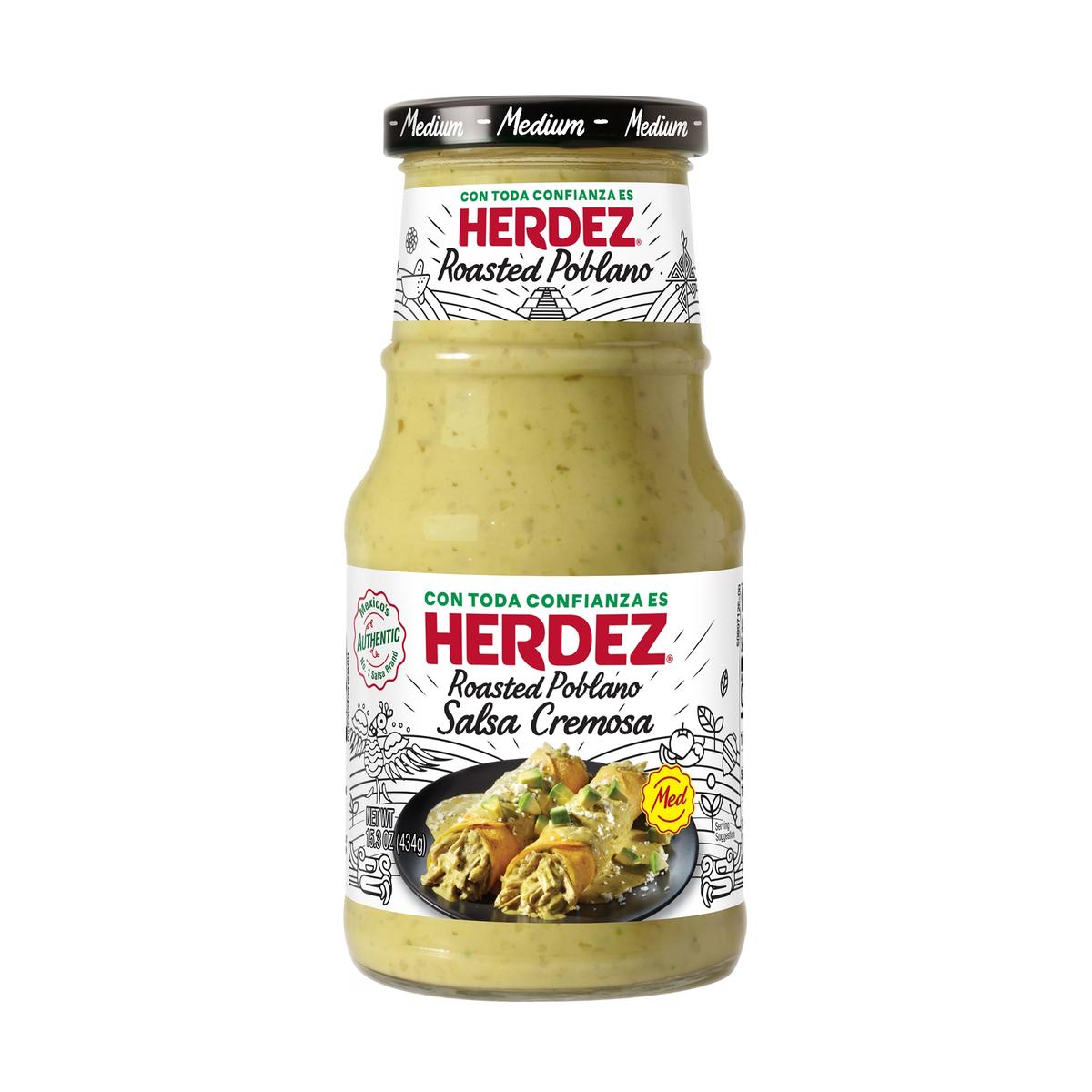 Herdez Creamy Roasted Poblano 15.3oz