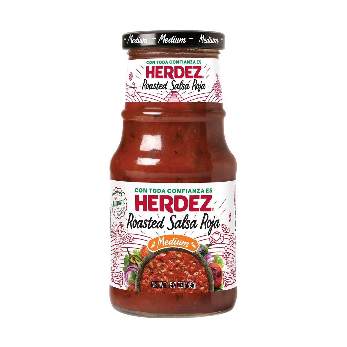 Herdez Roasted Salsa Red 16oz