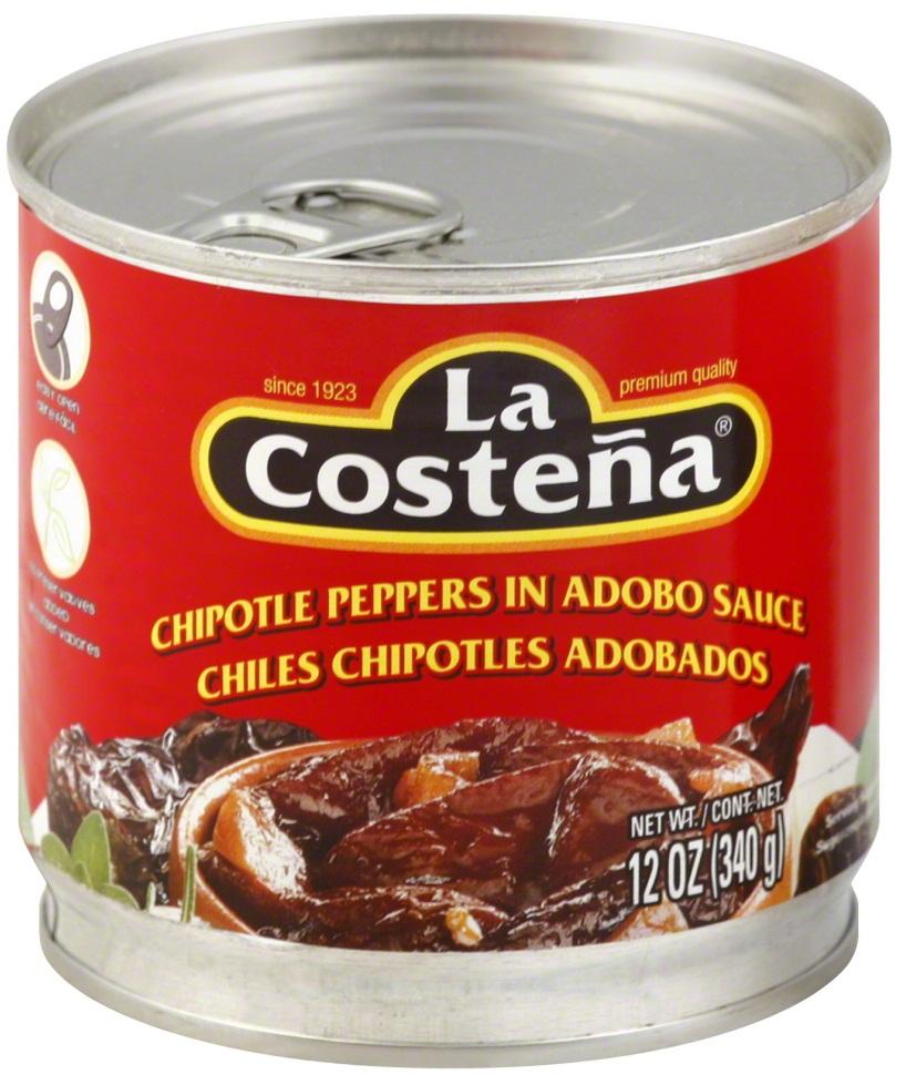 La Costena Chipotle peppers 12oz