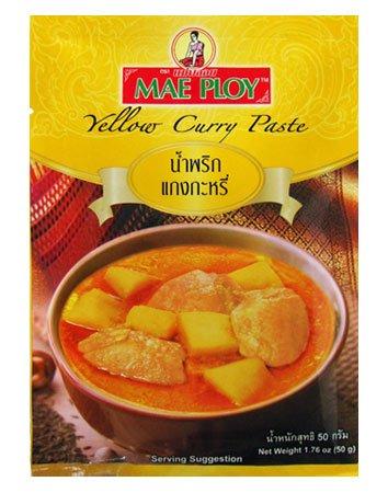 Mae Ploy Curry Paste Yellow (10) 12x50g