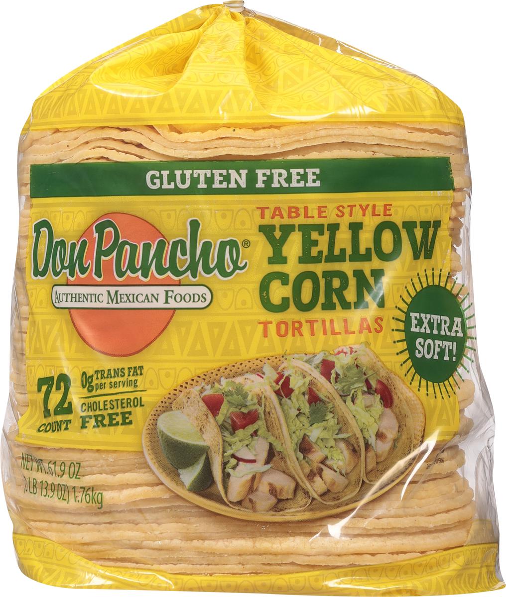 Don Pancho Corn Tortilla Yellow 72ct