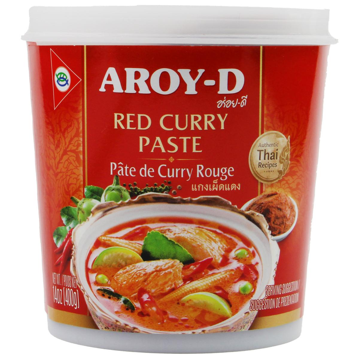 Red Plastic Cup Aroy-D Red Curry Paste 400g
