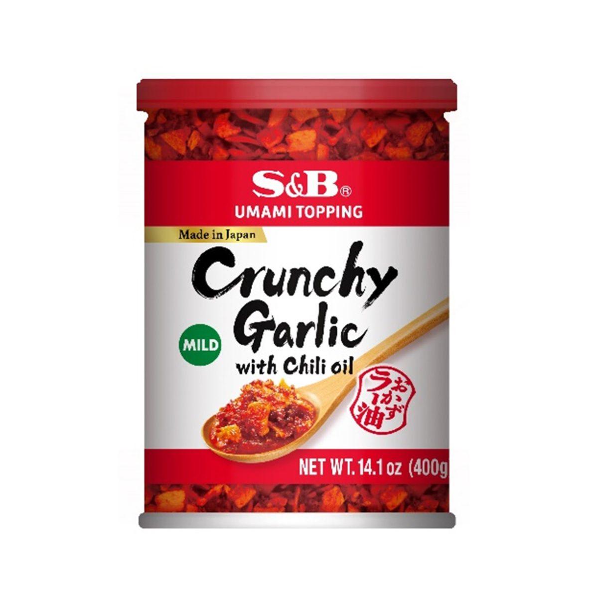 S&B Chili Oil with Crunchy Garlic 400g
