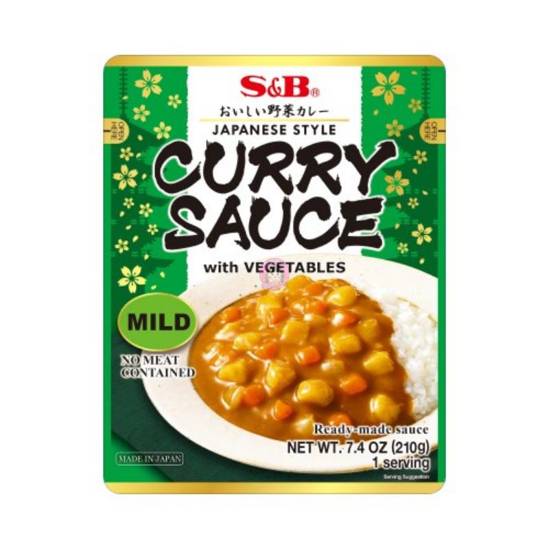 S&B Curry Sauce with Vegetables 210g