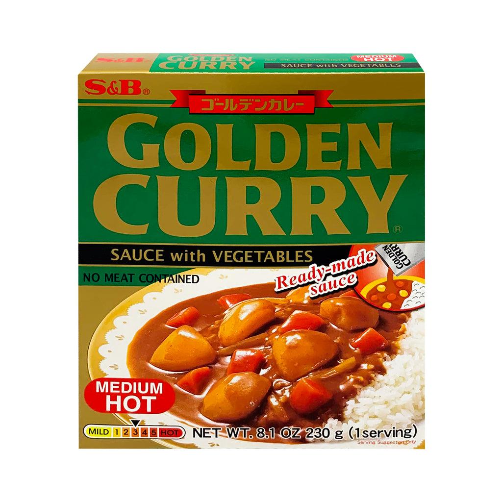 S&B Golden Curry Vegetables Med Hot 230g