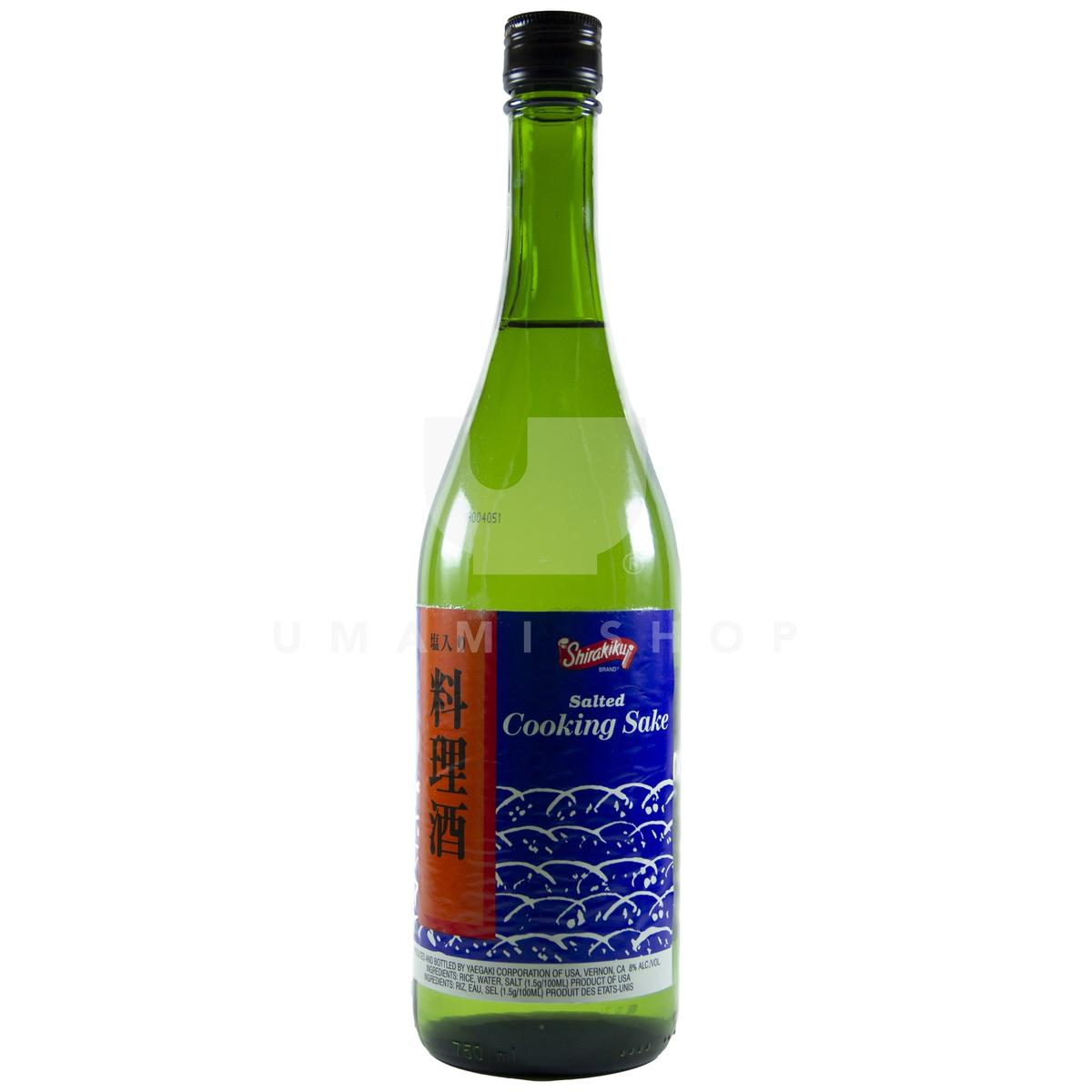 Shirakiku Cooking Sake with Salt 750ml