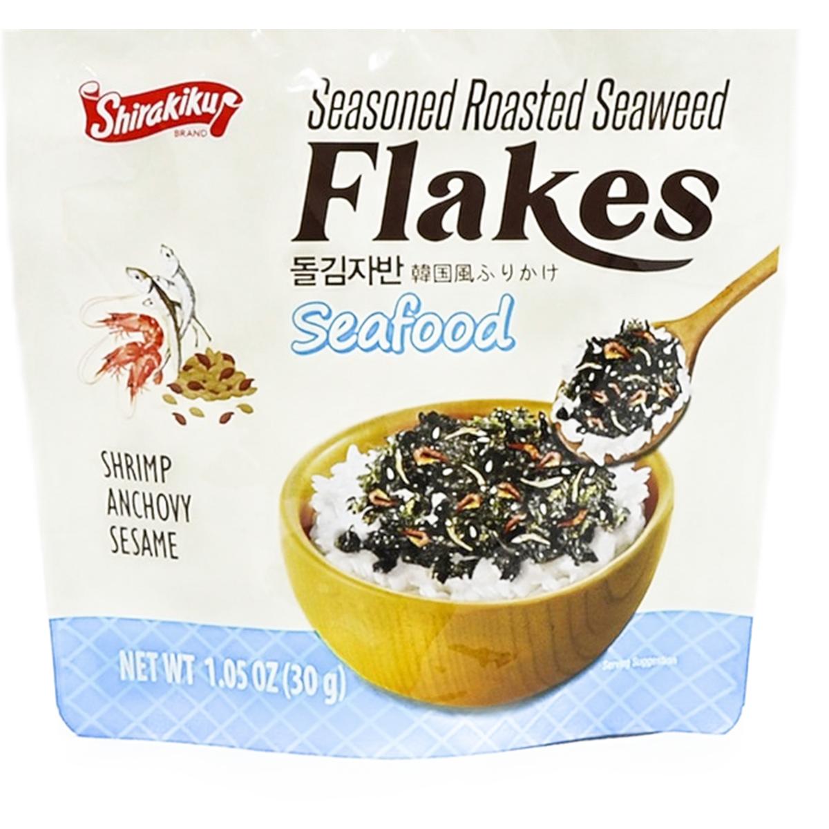 Shirakiku Furikake Roasted Seaweed Flakes Seafood 30g