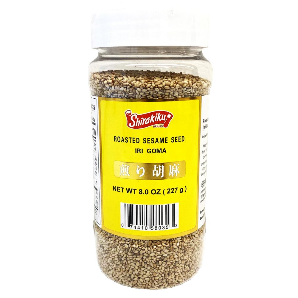 Shirakiku White Roasted Sesame Seed 8oz