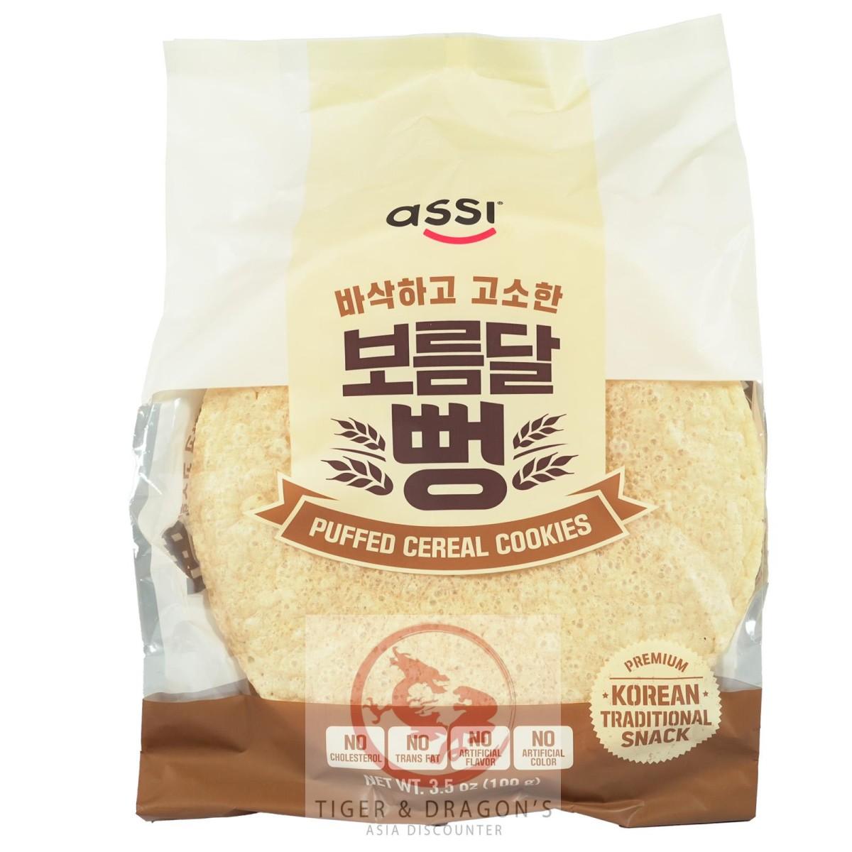 Assi Puffed Cereal Cookies 100g