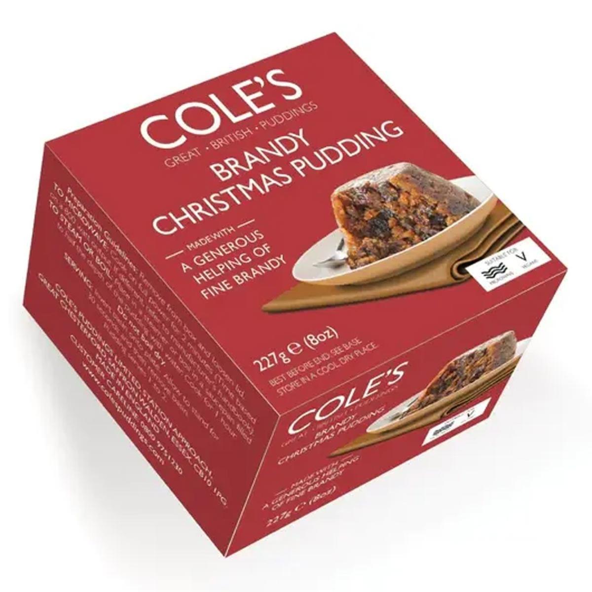 Coles Brandy Christmas Pudding 227g