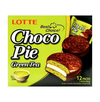 Lotte Choco Pie Green Tea 336g