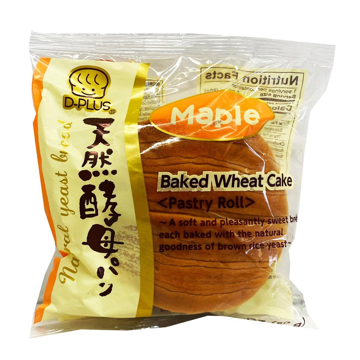 D-Plus Baked Wheat Cake Maple 80g