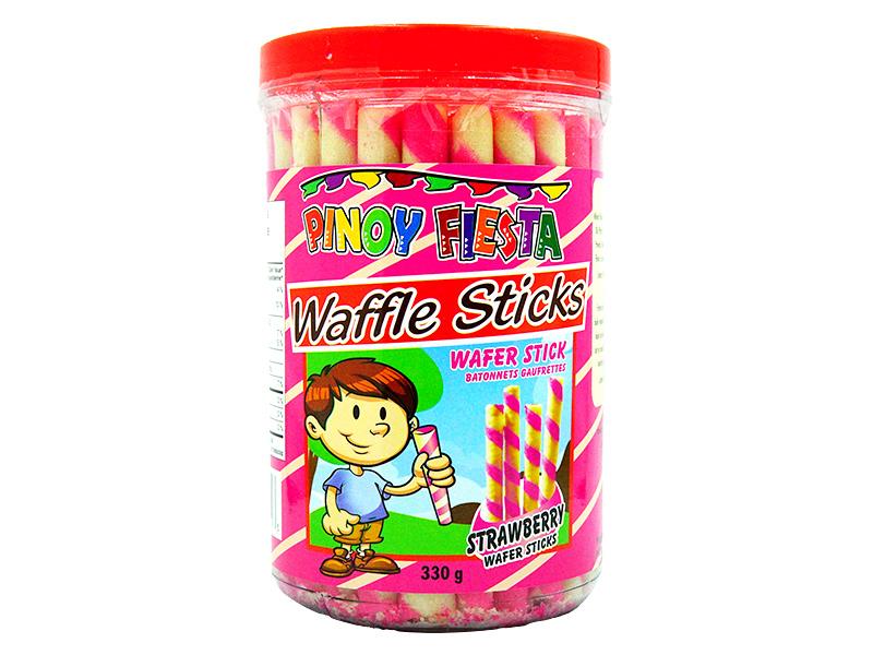 Pinoy Fiesta Wafer Stick Strawberry 330g