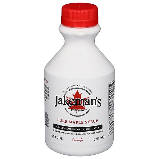 Jakeman's Pure Maple Syrup Plastic Jugs 500ml