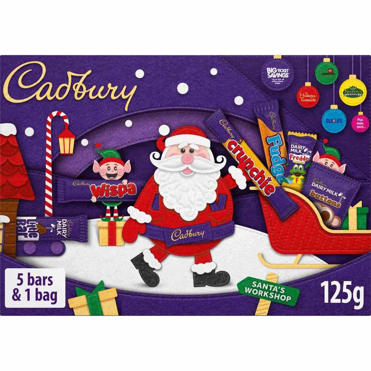 Cadbury Medium Santa Selection Box 125g