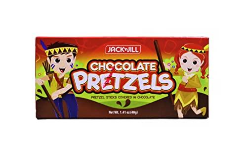Jack N Jill Choco Pretzels 40g