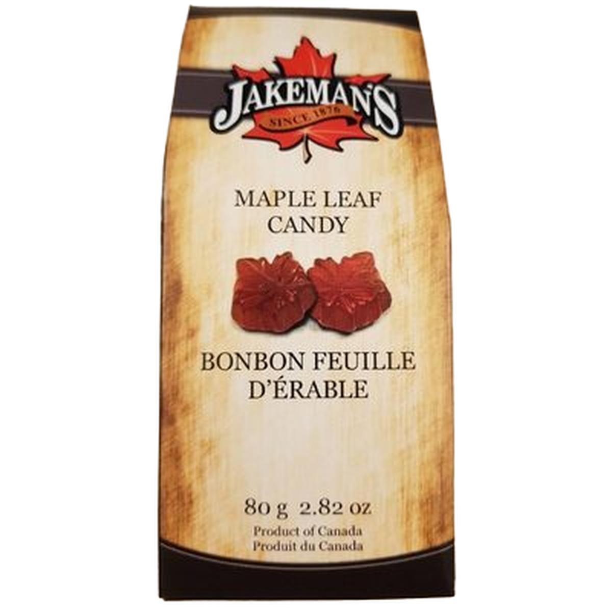 Jakeman's Maple Leaf Candy 80g