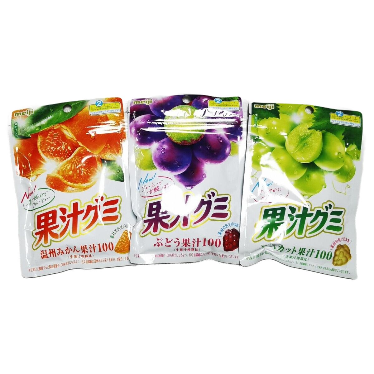 Meiji Gummy Kajyu Grape 54g