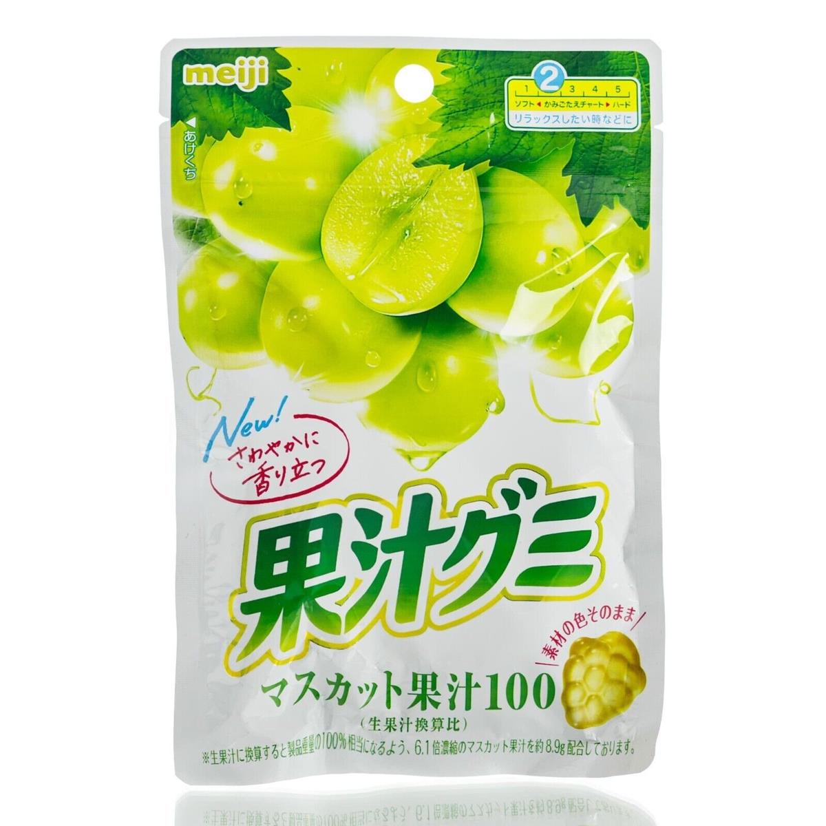 Meiji Gummy Kajyu Muscat 54g