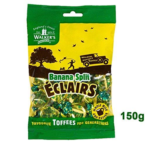 Walkers Toffee Bags Banana Split Eclairs 150g