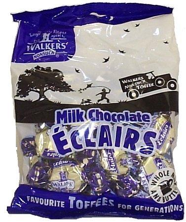 Walkers Toffee Bags Milk Chocolate Eclairs 150g