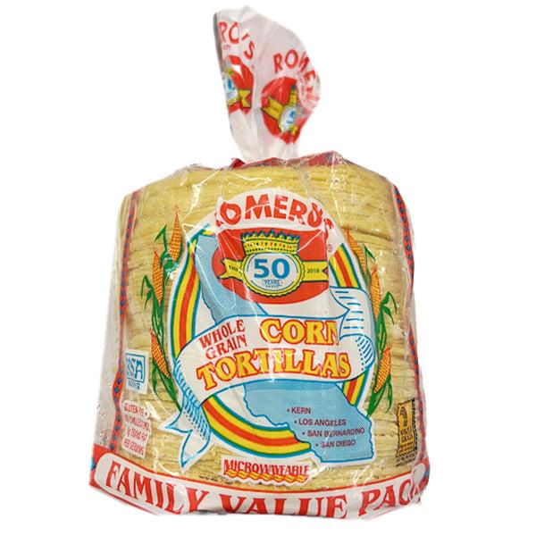 Romero's White Corn Tortillas 6"  70ct