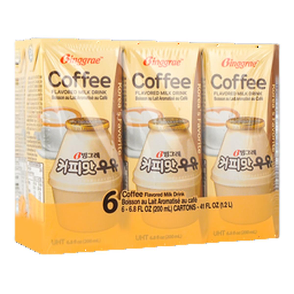 Binggrae Coffee Flavoured Milk Drink 200mlx6