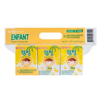 Seoul Milk Banana Flav Milk 190ml x 6