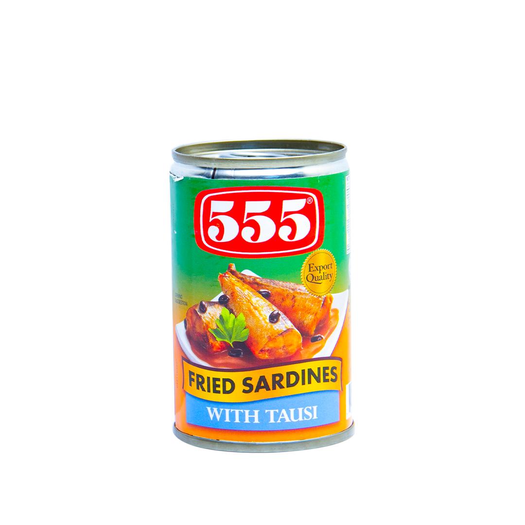555 Fried Sardines with Tausi 155g