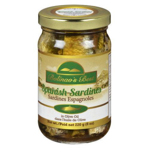 Bolinao's Best Spanish Sardines Hot Spicy in Olive Oil 220g