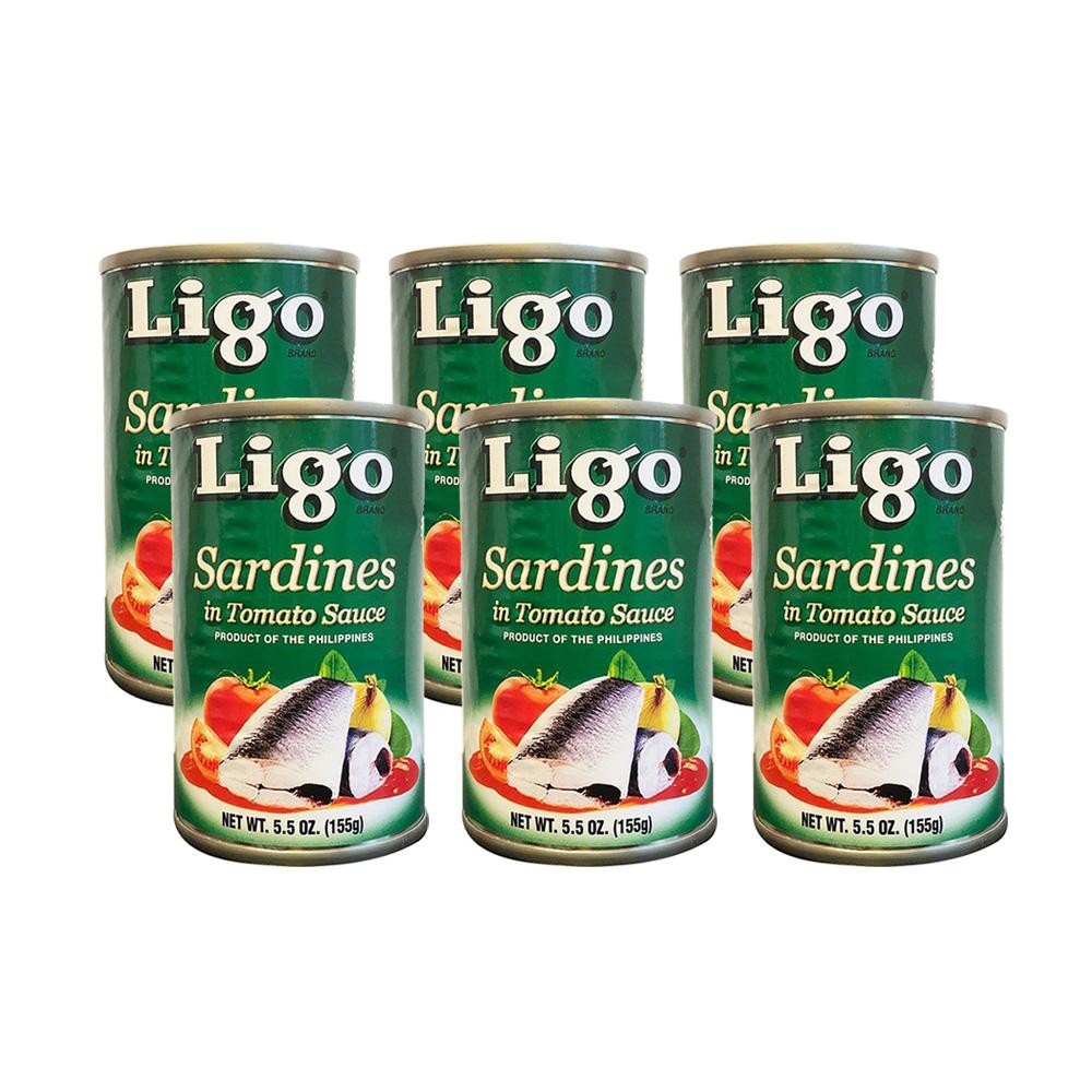 LIGO Sardines Tomato (Hot) 155g