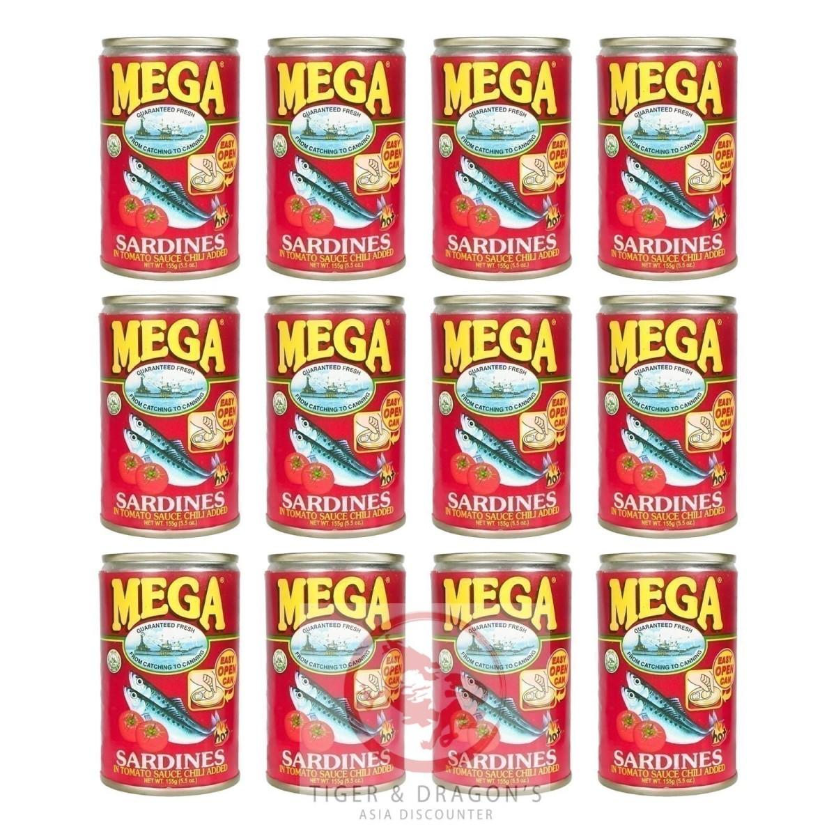 Mega sardines tomato sauce with chili 155g