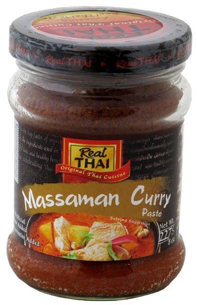 Real Thai Massman Curry Paste in Glass Jar