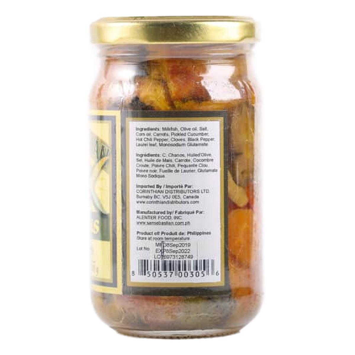 San Sebastian Bangus in Olive Oil Hot&Spicy 220 g