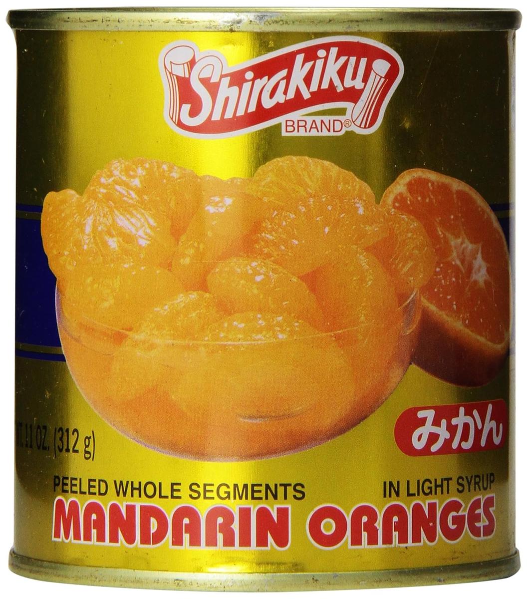 Shirakiku Can Mandarin Orange 312g
