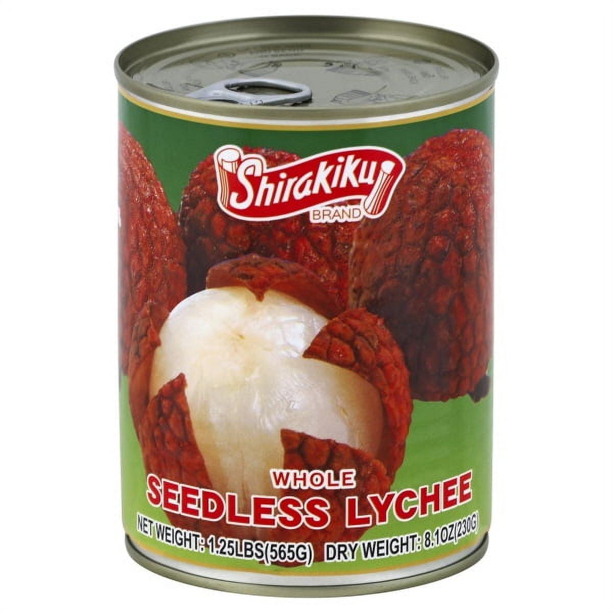 Shirakiku Lychee Seedless Whole 565g