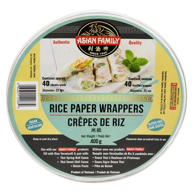 Asian Family Rice Paper 22 Cm 400g