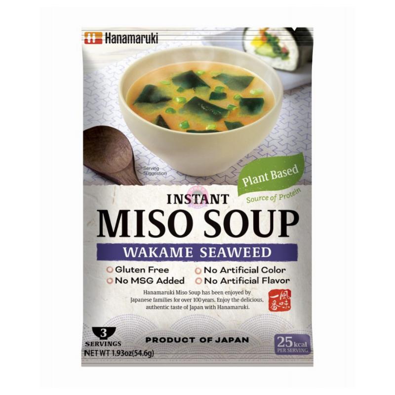 Hanamaruki Plant-Based Instant Miso Soup with -Wakame 54.9g