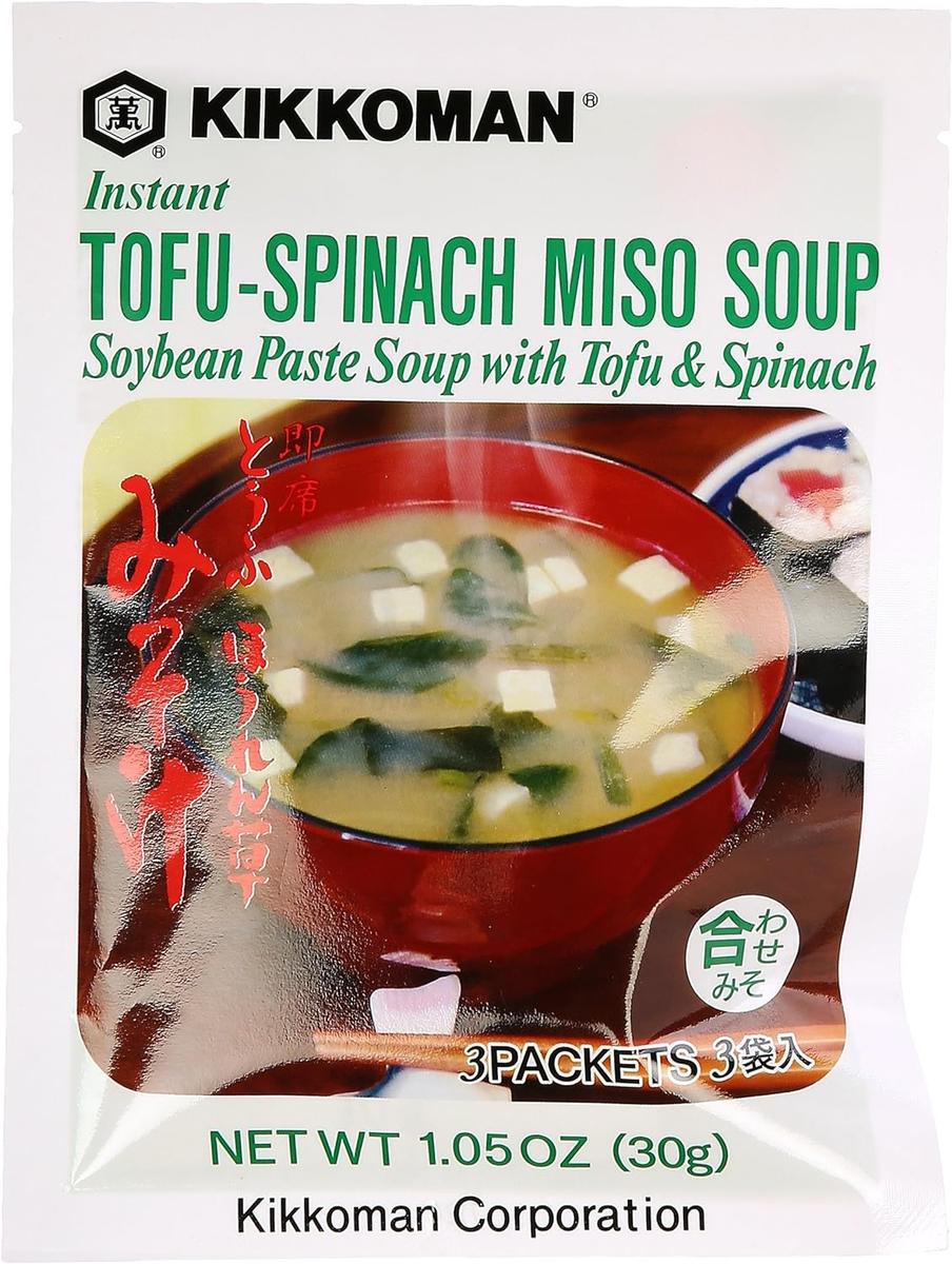 Kikkoman Tofu Spinach Miso Soup 30g