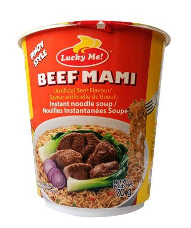 Lucky Me Instant Cup Beef Mami 70g