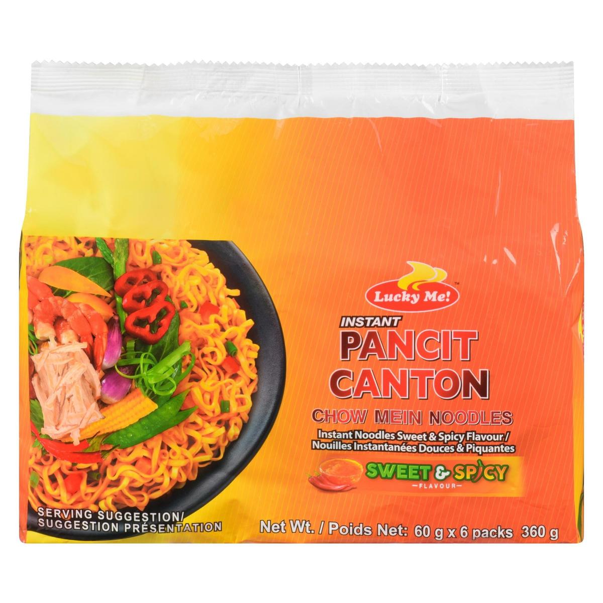 Lucky Me Instant Pancit Canton Sweet & Spicy 6 pack